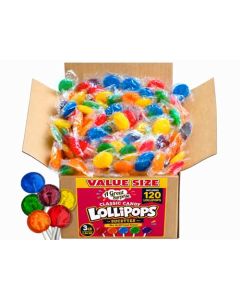 A Great Surprise Classic Lollipops 3 Pounds Individually Wrapped Candies Flat Round Bulk Suckers For Kids Doctors Office Schools Banks