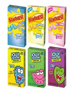 SINGLES TO GO! Variety Pack (Blue Raspberry, Watermelon & Green Apple) (1 of Each) Variety Pack