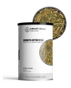 AWAFI MILL Chirayta Bitter Sticks (Chirata/Kirata Herb) / Dried Swertia Stems for Bitters-Style Tisanes, Decoctions, Herbal Infusions, Syrups and Craft Bitters- 100 g / 3.5 O
