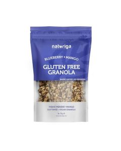 Naturiga Gluten Free Granola / Blueberry & Mango (250 Gr)