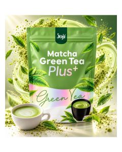 Matcha Green Tea Plus 15g x 10 Sachets / Japanese Style Green Tea Powder Drink