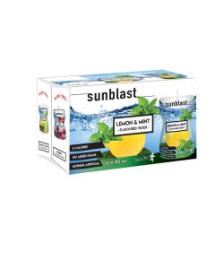 Lemon and Mint Flavoured Water