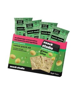 Snack Studio Green Olive Squares Value Pack 192g