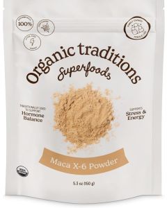 Maca X-6 Powder 150g / Peruvian Ginseng Superfood / For Energy, Hormone Balance & Stress Support, 5.3 oz