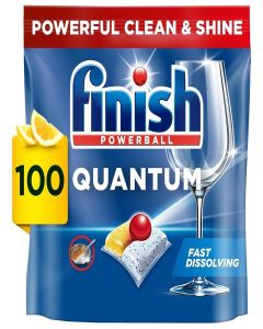 Finish Quantum Dishwasher Tablets 100's lemon