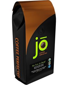 Jo Coffee No Fun Jo Decaf - 2 lb Organic Whole Bean Coffee, Medium Dark Roast, Swiss Water Process