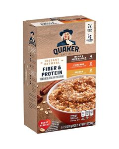 Quaker Instant Oatmeal Fiber Protein Variety Pack 8 121 Ounce