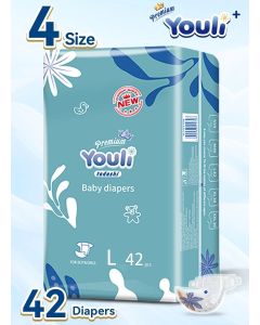 Baby Diapers,Taped Diapers Size 4, 9-14 Kg, 360° Leak-Free Fit For Up To 100% Leakage Protection, Ultimate Comfort 42 Diapers