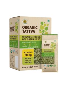 Organic Tattva Green Split Moong Dal