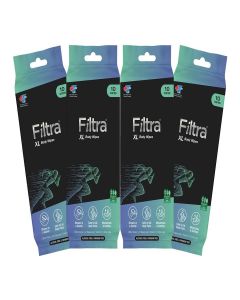 Filtra® XL Body Wipes / Extra Large & Thick Full Body Wipes / Pack of 10 Single Sachets Wipes / Shower in a Sachet / Suited for Gym / Fitness / Sports / Athletes / Cricket / Soccer / Runners / Racket Sports / Travel / Commuter / Trekking / Camping / Festi