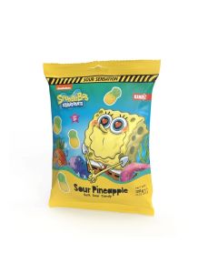 PINEAPPLE FLAVOURED SOFT SOUR CANDY (SPONGEBOB) 1x12x120g