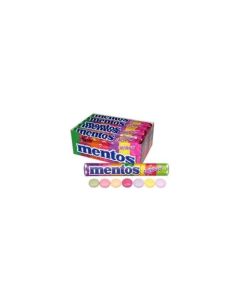 Mentos Rainbow Chewy Mints - 15 Count Rolls