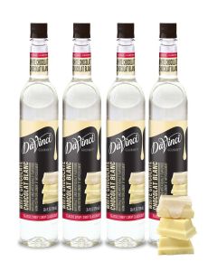 DaVinci Gourmet Classic White Chocolate Syrup, 25.4 Fluid Ounces (Pack of 4)