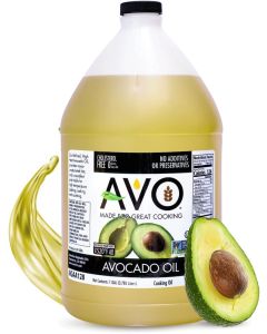 AVO Non-GMO 100% Avocado Oil, 1 Gallon (128 Fl-oz) - No Preservatives Added
