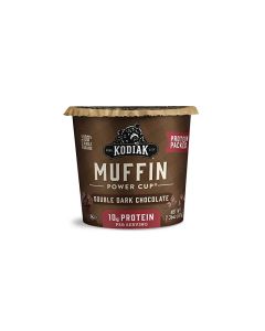 Kodiak Cakes Minute Muffins Double Dark Chocolate 236 Ounce Pack of 12 Packaging May Vary