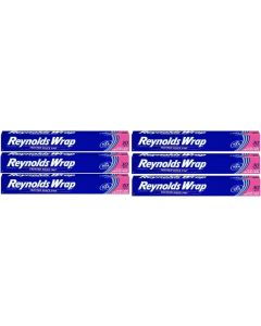 Reynolds Wrap Aluminum Foil 30 Sq Ft Pack of 6