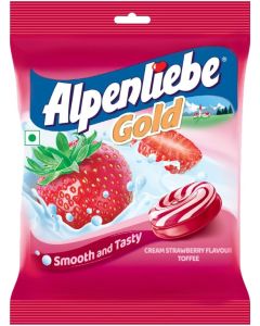 Alpenliebe Gold Cream Strawberry Toffee