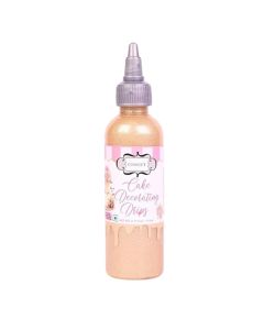 Confect Edible Drips Drip For Cake Decoration Cake Decorating Drip Edible Sparkling Drips for Doughnuts Cupcakes 371 Oz Twinkling Silvery Gold