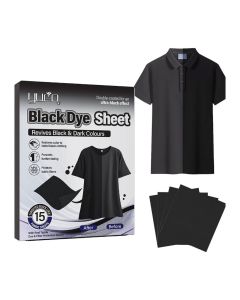 Black Dye Sheet, Black Fabric Dye for Clothes, Color Restorer,Black Dye Laundry Sheets / for Washing Clothes Fabric Care Washer Garment Restoration