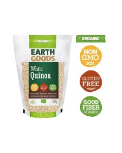 Earth Goods Organic White Quinoa Gluten-Free 340g