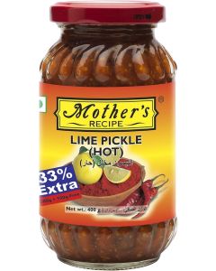 Mother's Recipe Lime Hot Pickle 400g (300g + 100g Extra)