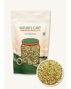 Nature's Cart Premium Quality Split Green Moong Dal, 500 gm