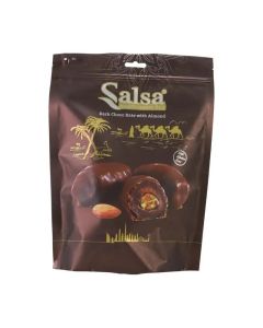 Salsa Dark Choco Date with Almond Chocolate, 500gms