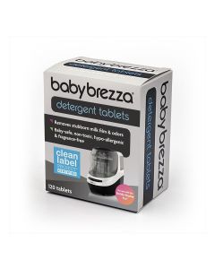Official Detergent Soap Tablets for Baby Brezza Bottle Washer Pro, 120 Tablets