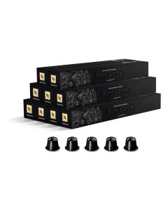 Nespresso Ristretto Original Line Coffee Capsules, Pack of 90 – Intense Short Espresso Pods, Compatible with Nespresso Original Machines, Recyclable Aluminum Capsules