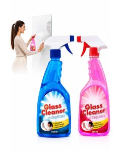 Glass & Surface Cleaner Spray 2 x 800ml – Streak-Free Glass Cleaner for Windows, Mirrors, Kitchen, Bathroom, Car Glass & Multi-Surface Cleaning