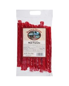 Backroad Country Old Fashioned Red Twists Licorice Candy Made in the USA 16 OZ Pack of 1