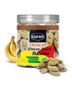 Karish Crunchy Bites Freeze Dried Fruits / Frozen Fruits / Great Go-To Snack (45 g, Banana)
