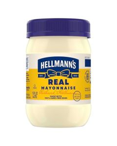 Hellmanns Real Mayonnaise Real Mayo For a Creamy Sandwich Spread or Condiment Gluten Free Made With CageFree Eggs 15 oz