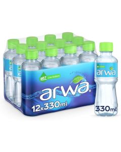 Arwa Bottled Drinking Water, 12 x 330ml