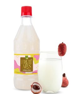 Dhampurgreen Citrus Litchi Mocktail Cocktail, Makes 10-12 Drinks Each Bottle, 300Ml Pour Add Stir & Sip Syrup Non Alcoholic Beverage