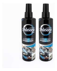 Shinora Plus All Purpose Cleaner Pack of 2 x 250ml / Multi Surface Cleaning Spray for Car Interior Sofa Cloth Shoes Floor / Professional Strength Deep Cleaning Formula