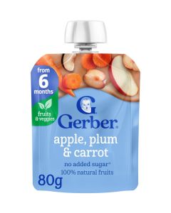 Apple Plum And Carrot Puree Pouch