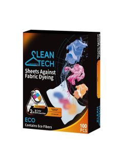 100 Count Dye Trapping Sheets 2 in1, Color Absorber Laundry Sheets, Prevent Light Colored Clothes from Being Dyed