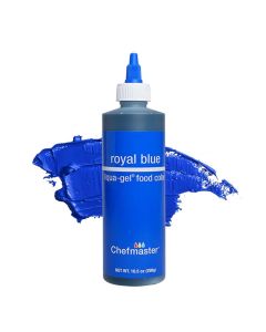 Chefmaster Royal Blue LiquaGel Food Coloring Vibrant Color ProfessionalGrade Dye for Icing Frosting Fondant Baking Decorating FadeResistant EasytoUse Made in USA 105 oz