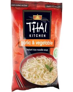 Thai Kitchen Gluten Free Garlic & Vegetable Instant Rice Noodle Soup, 1.6 oz