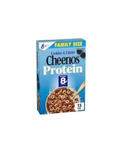 Cheerios Protein Cereal Cookies and Crme 8g Protein Family Size 15 oz