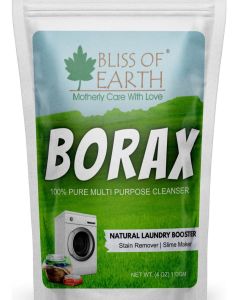 Bliss of Earth Borax Powder 113g / Multi-Purpose Cleaning Booster, Laundry Enhancer, Household Utility Powder / Fine Quality Sodium Borate for DIY & General Use