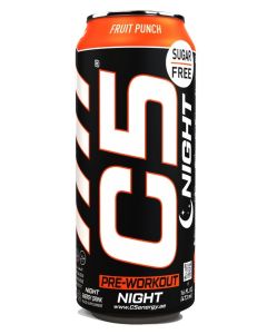 Fruit Punch Night Energy Drink Can