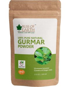 100% Pure & Original Gurmar Powder 100GM Gymnema Powder Naturally Controls Sugar Levels Treats Constipation & Improves Digestion Helps Weight Loss
