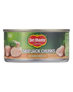 Del Monte Skip Jack Tuna Fish Chunks in Sunflower Oil, 185 gm
