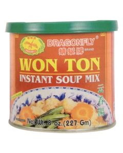 Dragonfly Won Ton Instant Soup Mix 8 Ounce