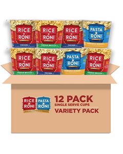 RiceARoni Cups Individual Cup 3Flavor Variety Pack 225 Oz Pack of 12