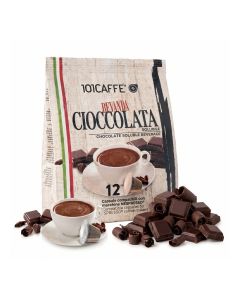 Rich Hot Chocolate Capsules / Instant Coffee Compatible with Nespresso® Original Line Machines / Creamy Premium Hot Chocolate Beverage / 12 Capsules Pack / Smooth, Velvety & Indulgent Drink