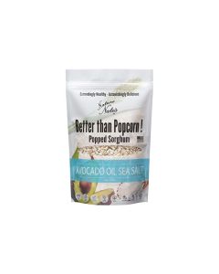 Nature Nates Popped Sorghum Avocado Oil Sea Salt Organic Sorghum Keto Gluten Free Whole 30 Healthy Snacks Better Than Popcorn Made in USA 5 Ounce