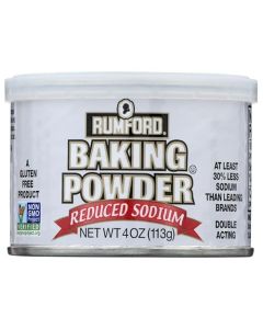 Rumford Reduced Sodium Baking Powder 4 Ounce